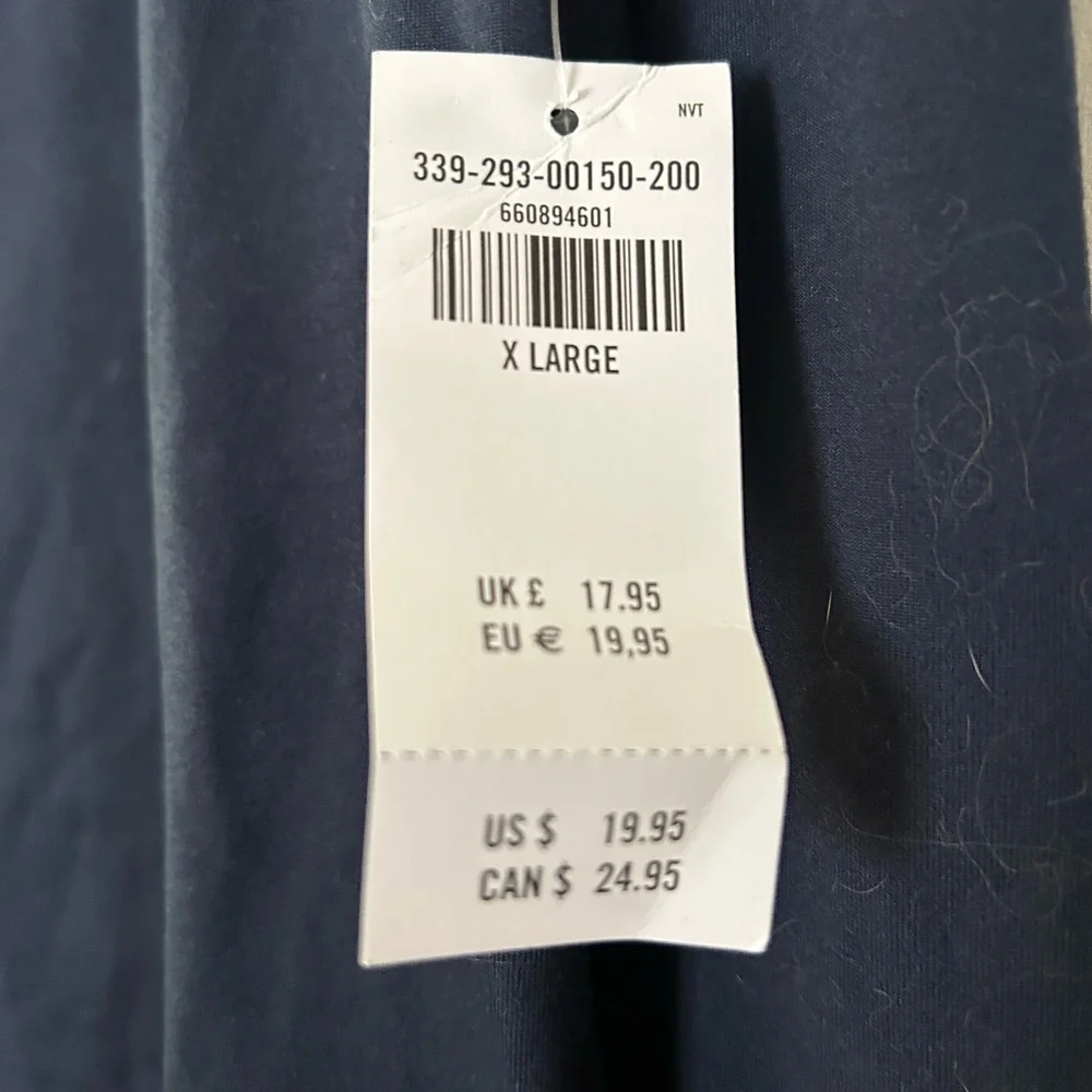 Hollister Women's XL Square Neck Dark Blue Long Sleeve Top NWT - Picture 3 of 4